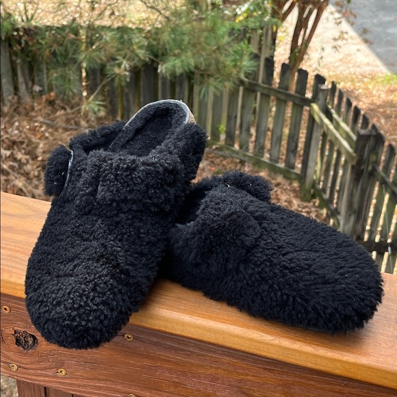 EUC Birkenstock Boston Shearling Mule with Cork Footbed 8/8.5 39 narrow black - Picture 3 of 11